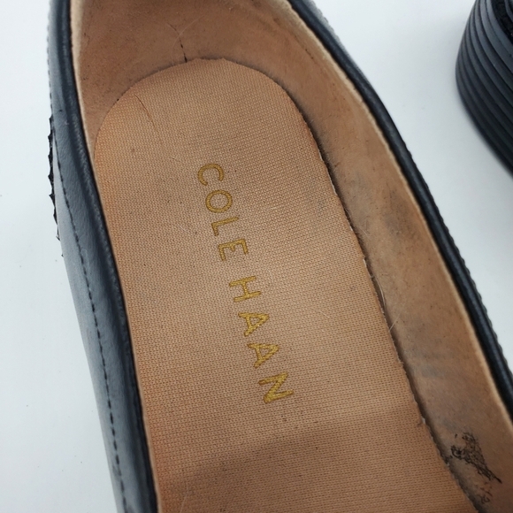 Cole Haan Shoes Women 9B ØriginalGrand Platform Venetian Loafer Black - Picture 7 of 12